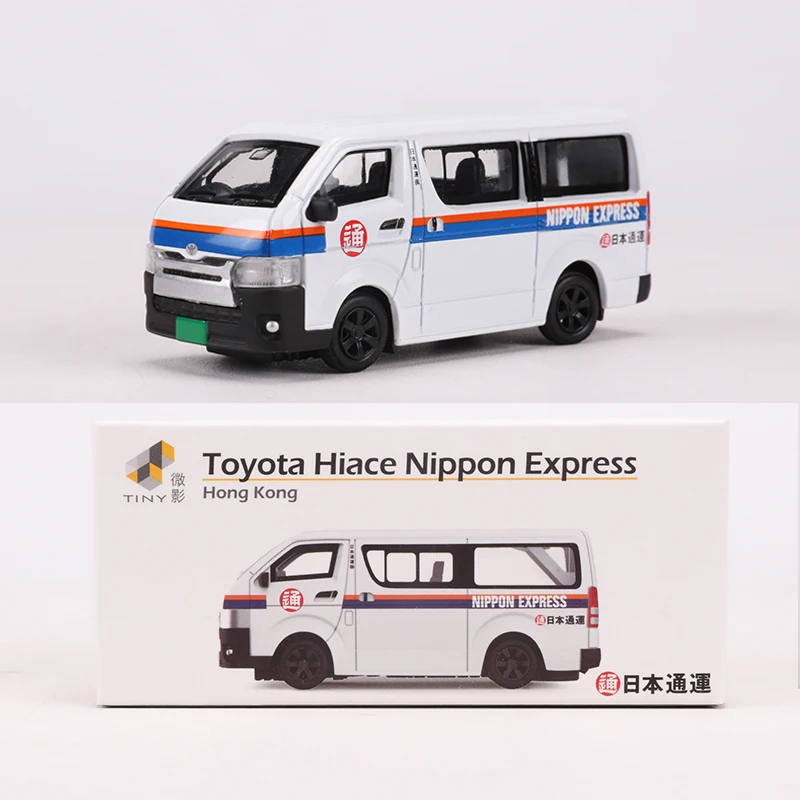 Tiny 1:64 Hong Kong Sprinter Vito Hiace Police Car Diecast AlloyCar Model