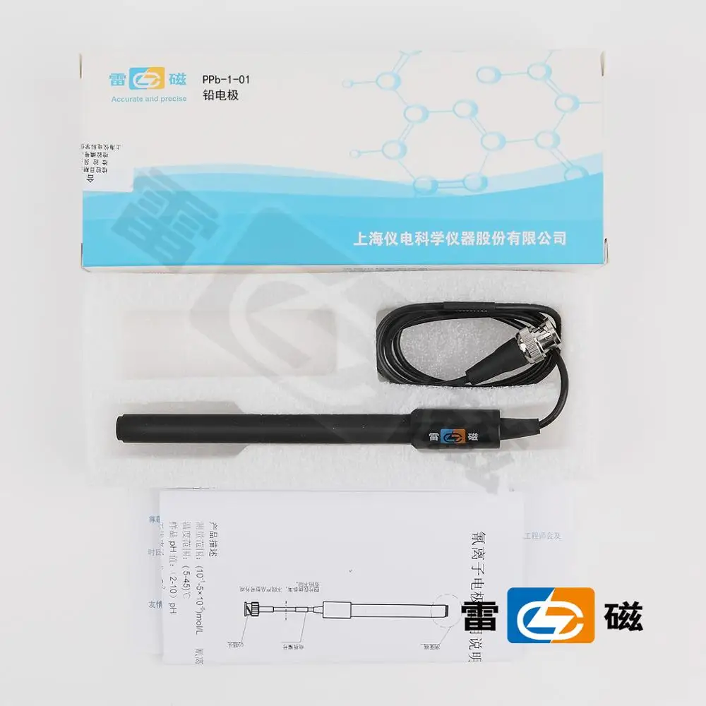 Shanghai Leici PPb-1-01 type lead electrode / probe /BNC (Q9 type)