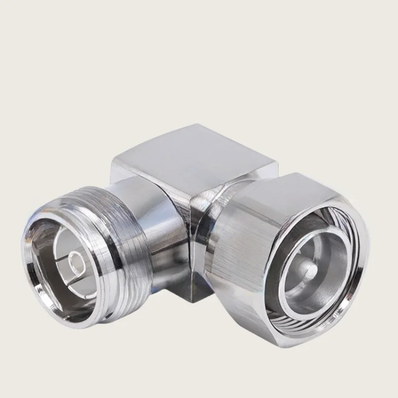 1PCS/Lot Adapter 4.3-10 Female jack to 4.3-10 Male right angle Connector Mini Din RRU RF Coaxial Adapters
