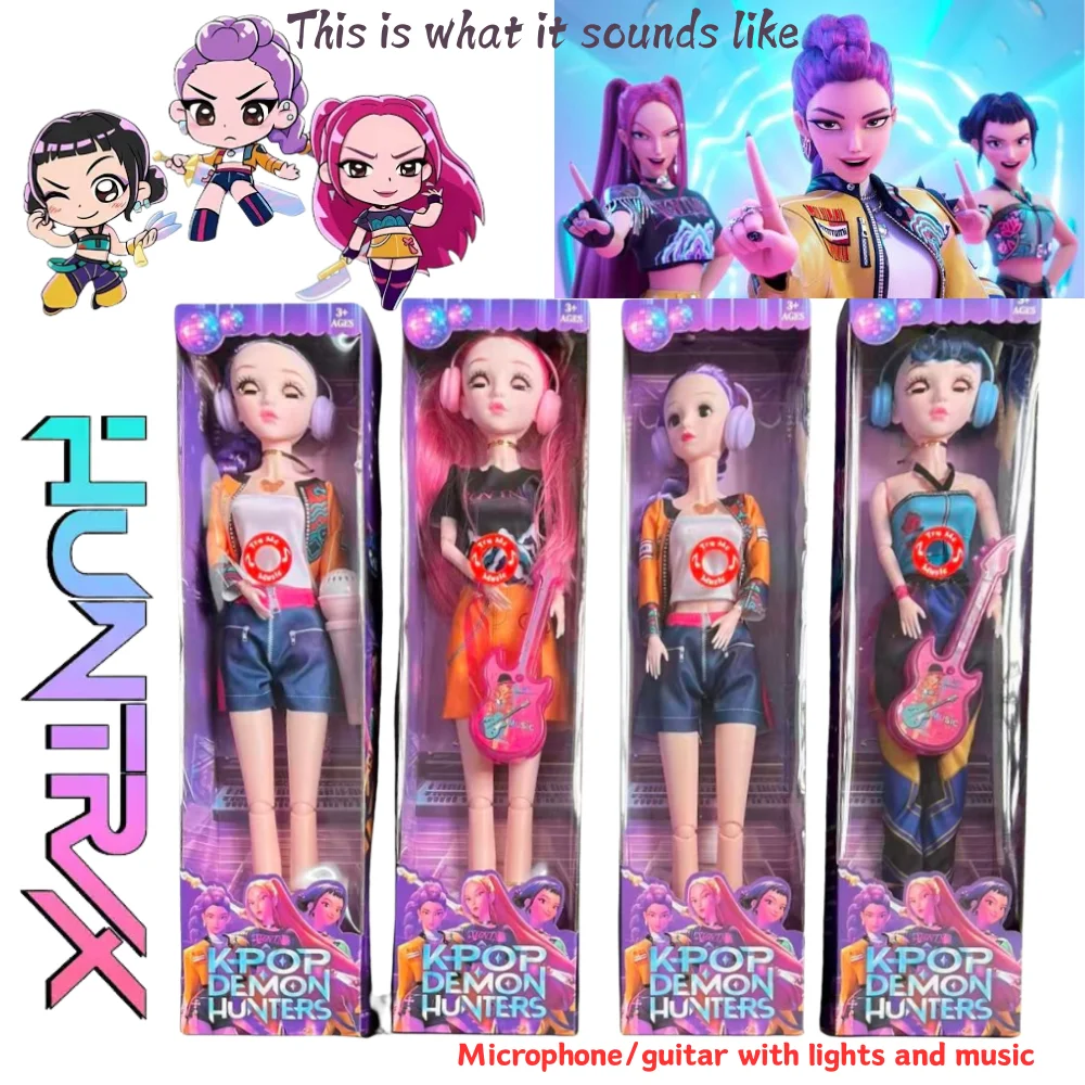 

HOT Demon Hunters KPOP Character Doll Toy Gift Beautiful Appearance Dolls Rumi Mira Zoey Decoration Girl Kids Xmas Suprise Gifts