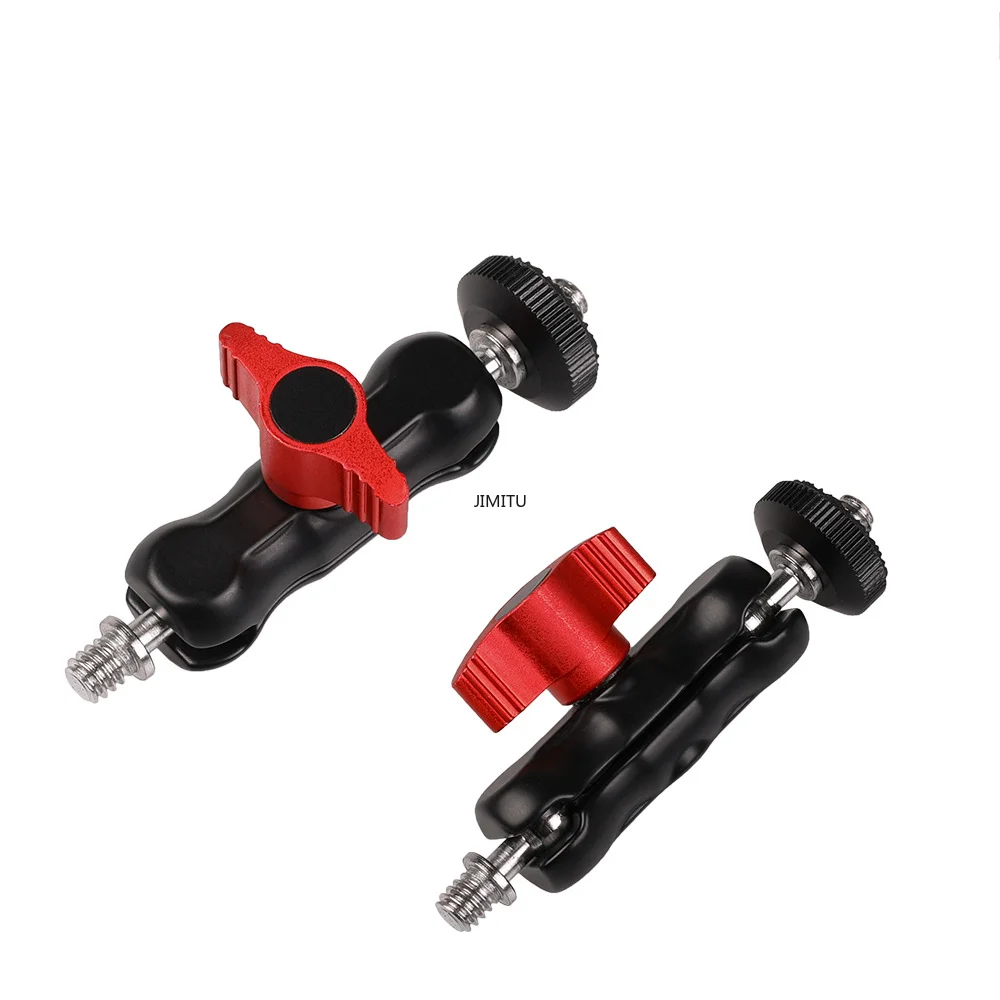 JIMITU Ball Head Clamp Multi-function Ball Mount Clamp Magic Arm Super Clamp w/ 1/4\