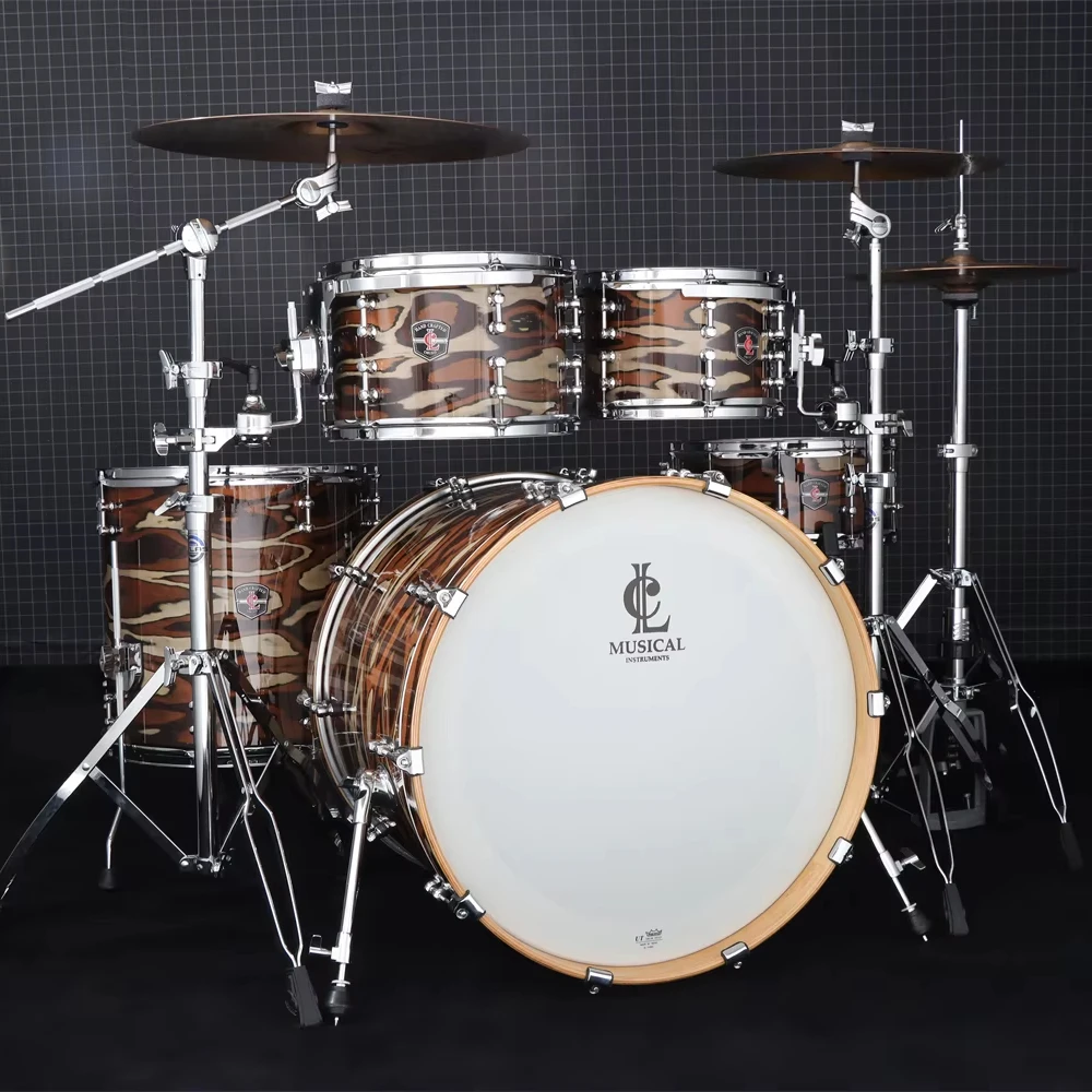 

Low price Wood jazz drum drum kits drum sets