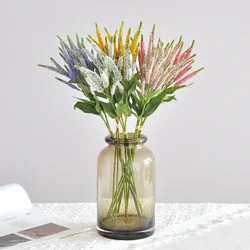 45CM Sage Artificial Flowers Rural Wedding Floral Arrangement Table Flower Decoration Photography Props Green Plant Bouquet