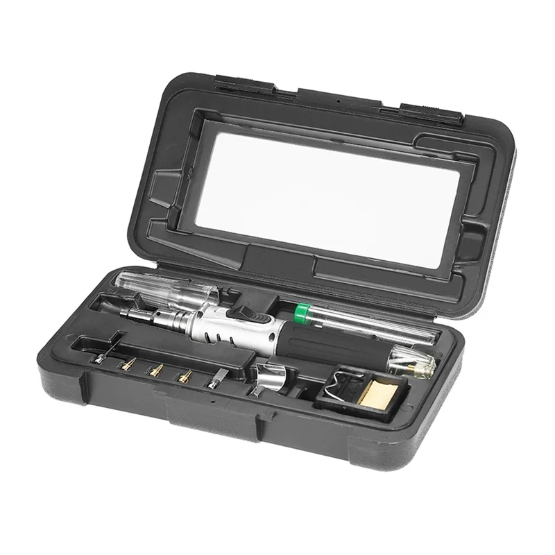 Fer à souder à gaz Portable à température constante, ensemble d'entretien électronique, accessoires de soudage, ensemble de Table de soudage, L33A_10-In1
