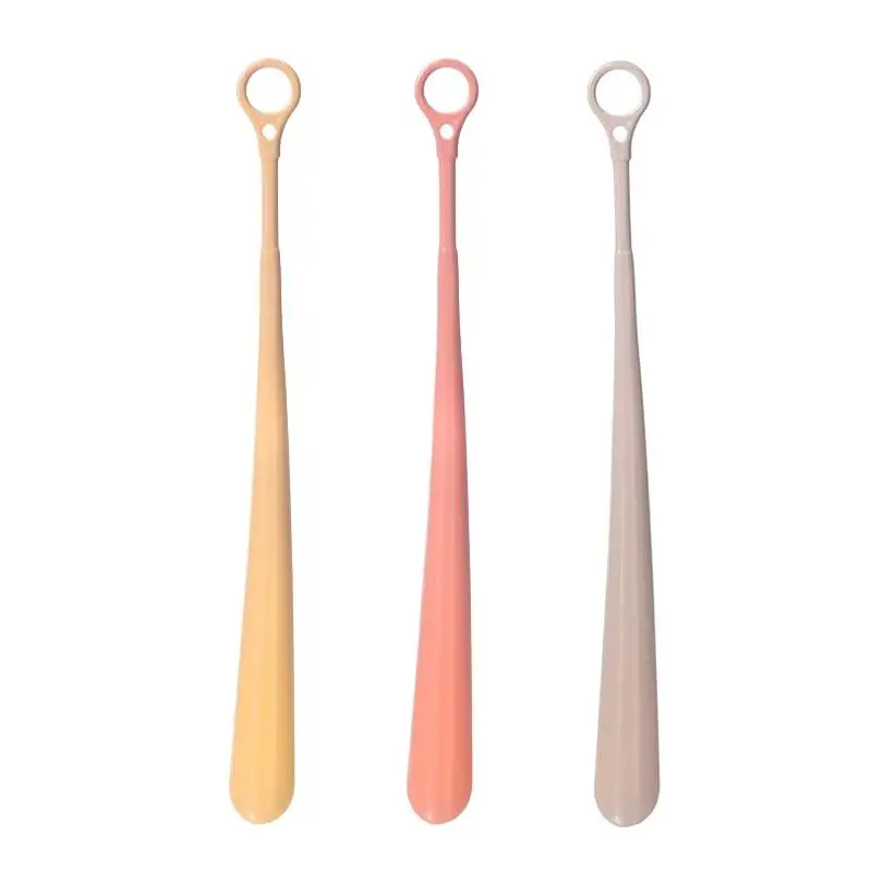 1Pc Extra Long Shoe Horn Durable Plastic Shoe Aid- 18 Inch No Bend Shoe Helper for Seniors, Pregnant Women & Limited Mobility