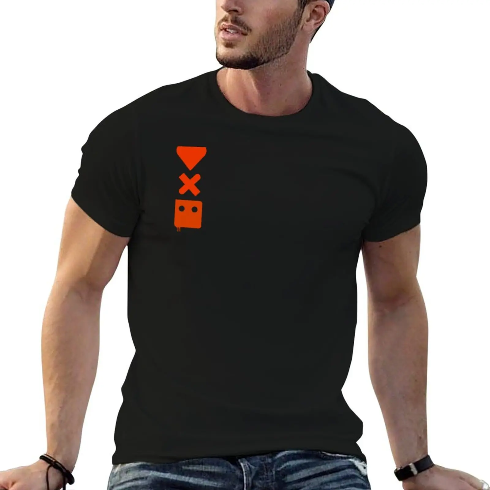 

Love Death and robots design T-Shirt sweat street wear Short sleeve tee essential t shirt outfits for men