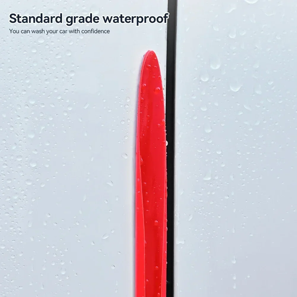 4 Stück 40cm Transparente Selbstklebende Antikollisionsstreifen Autotür-Rückspiegel-Stoßstangenschutz Universelles Auto-Außenzubehör – Detail 5
