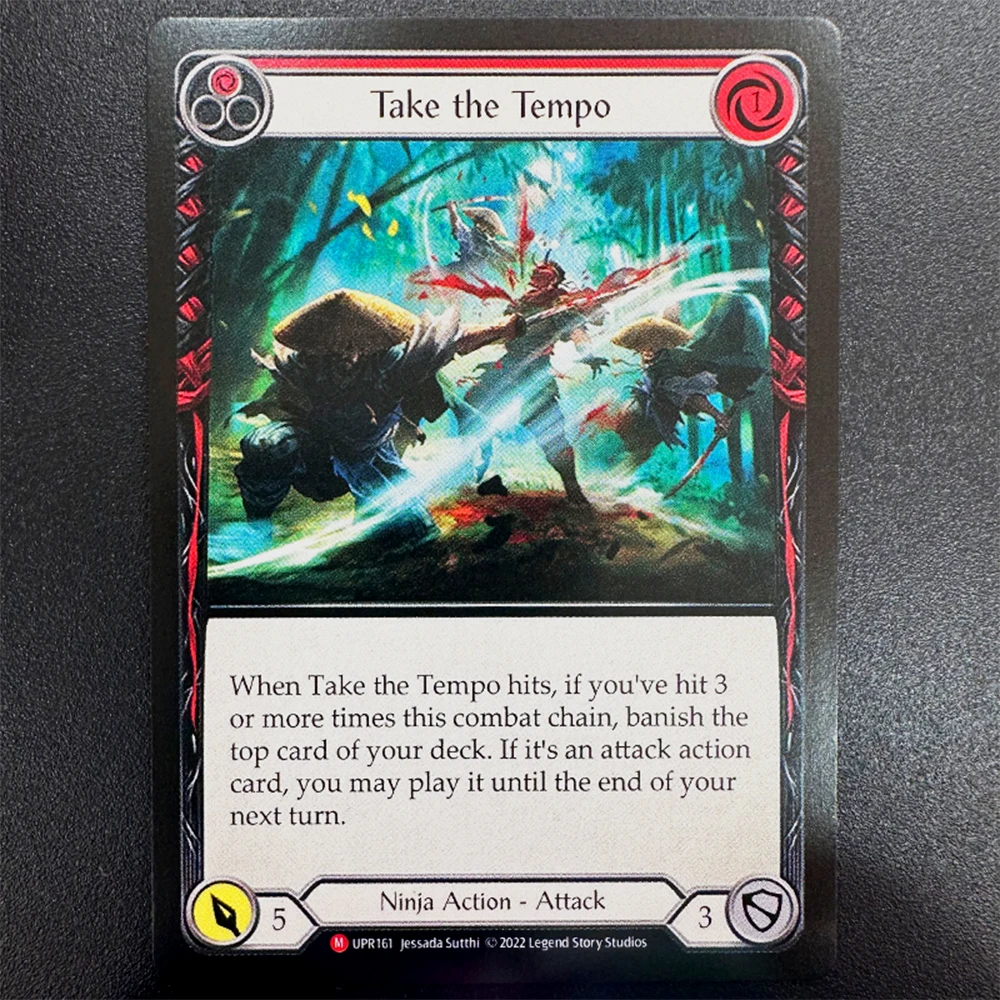 اللحم والدم غير احباط بطاقات الوكيل DIY بطاقات فاب TCG لعبة جمع بطاقات Teklo الأساسية سوينغ كبير نشر اللهب ذوبان هدية