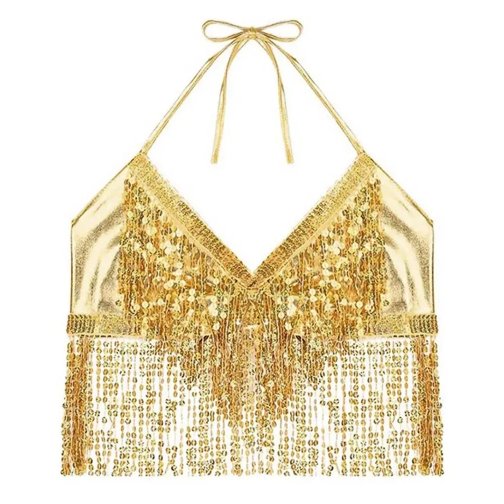 Per la Thailandia/India/Arabo Abbigliamento da ballo Nightclub Nappa Spettacolo Costumi Performance Top Reggiseno di danza del ventre Reggiseno all'americana