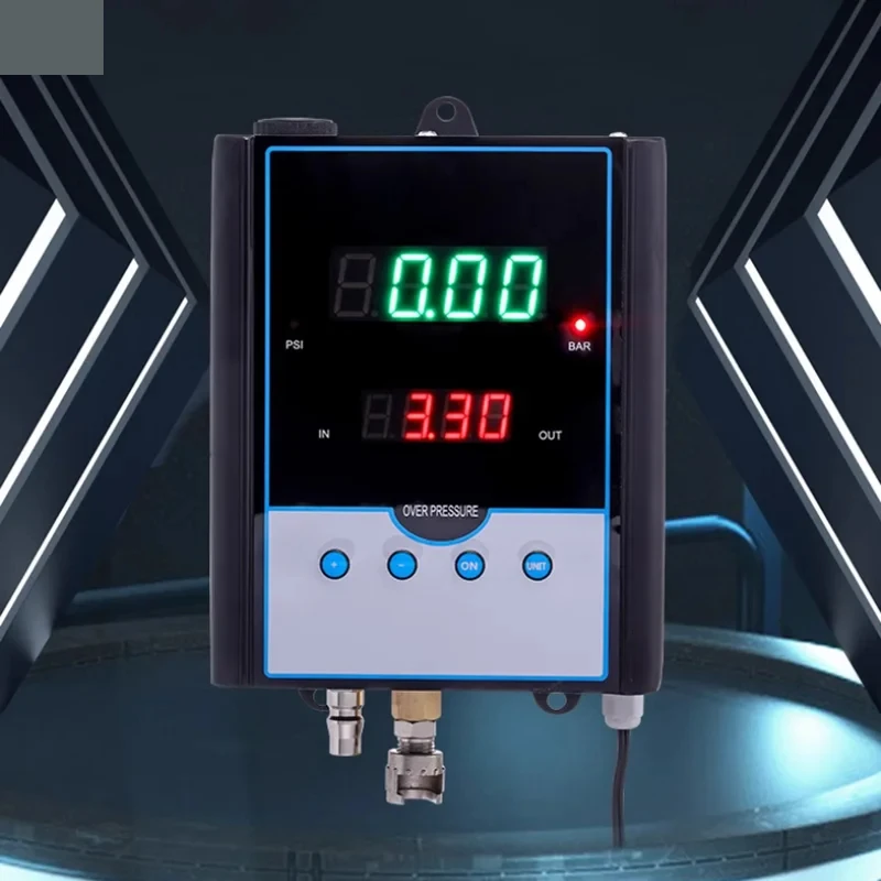 Fully Automatic Tire Inflator Wall-Mounted Digital Display Air Pump Tire Shop Auto Repair Shop Inflation Equipment