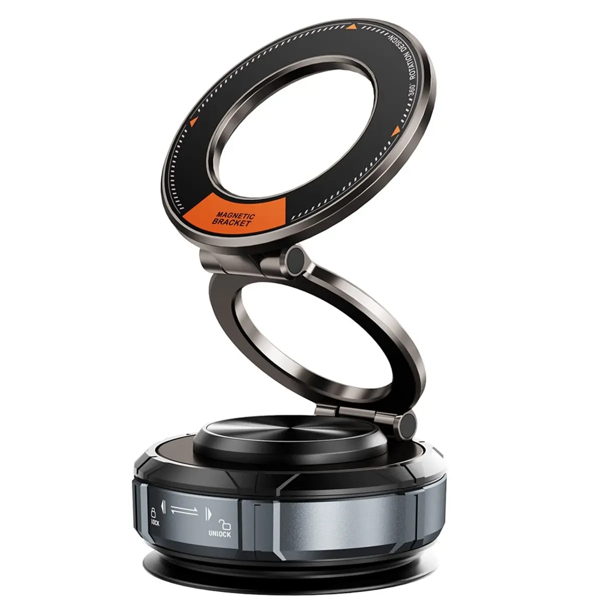 L73A NEW Car Mount Vacuum Magnetic Holder Foldable Strong Suction Stand Cell Phone Holders for Car Home Travel