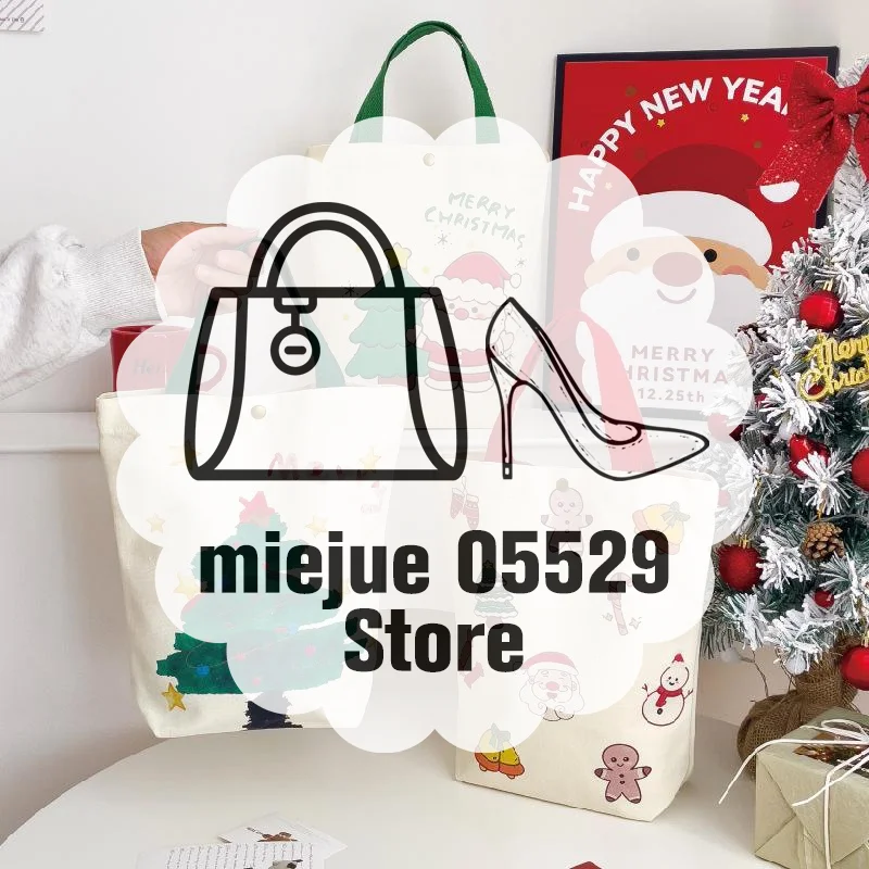Christmas Handheld Cloth Bag Cartoon Santa Claus Xmas Tree Gift Bag Merry Christma Decor Noel Natal Navidad Happy New Year 2026