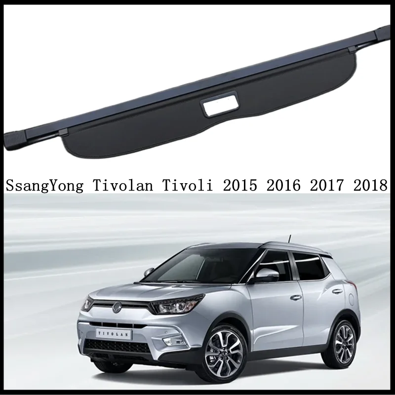 

Rear Cargo Cover For SsangYong Tivolan Tivoli 2015 2016 2017 2018 Privacy Trunk Screen Security Shield Shade Modification Parts