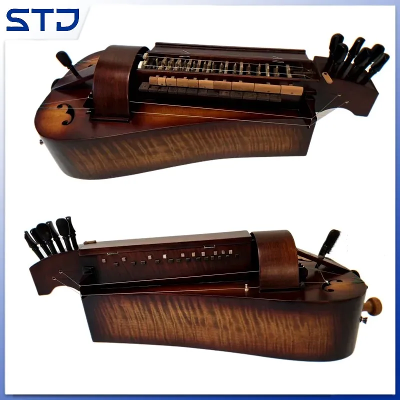 

6 strings 24 keys Hand Made Maple wood Hurdy Gurdy