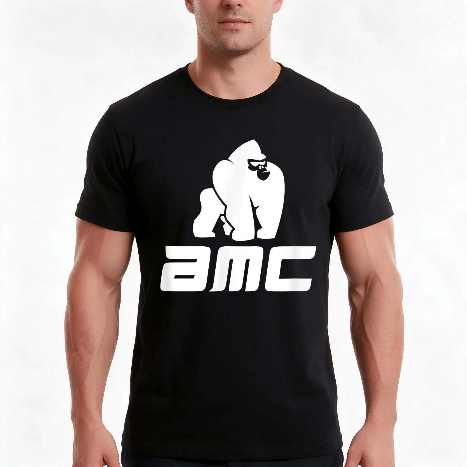 Vintage Retro AMC Gifts To the moon Short Squeeze Ape T-Shirt, Summer Casual Cotton Tee, Oversized Streetwear Tops, 100% Cotton