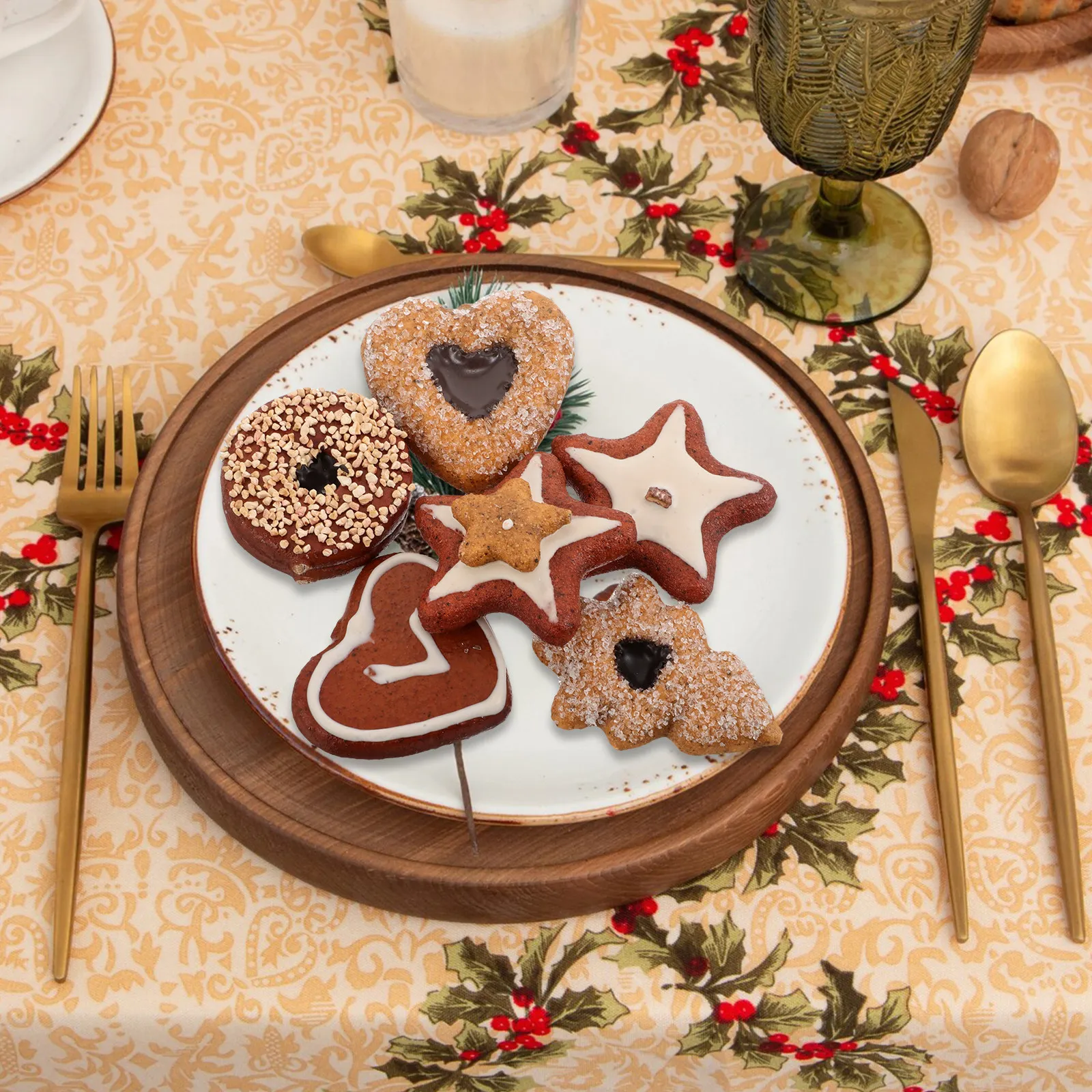 

Набор из 6 реалистичных моделей печенья, имитация шоколадных десертов, муляжи еды для декора, реквизит для вечеринок