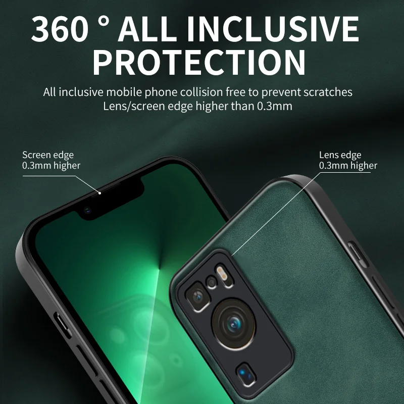 حافظة لهاتف هواوي P30 P40 P50 P60 Mate 30 40 50 60 Pro غطاء سيليكون مقاوم للصدمات من الحديد المغناطيسي المدمج