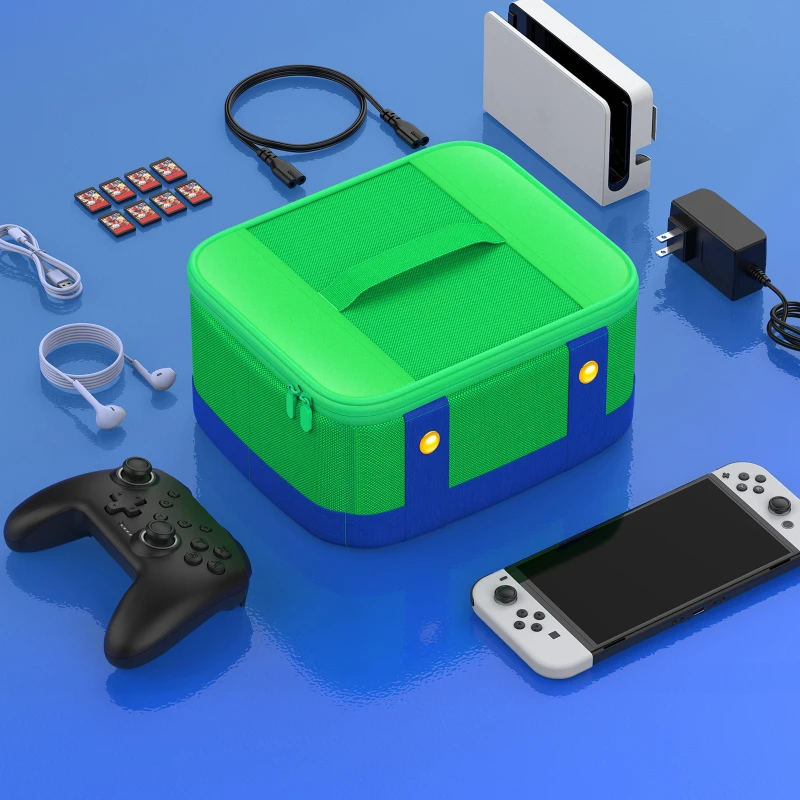 Large Storage Case for Nintendo Switch OLED Console Pro Controller Portable Carrying Bag Case for Switch/Switch Lite Accesories