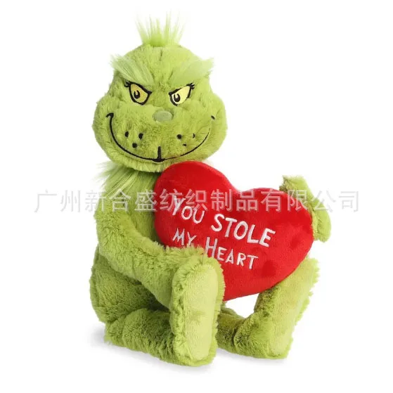 عيد الميلاد دمية الشعر الأخضر عيد الميلاد دمية عيد الميلاد غرينش ألعاب من نسيج مخملي عيد الميلاد كما لص عيد الميلاد كأزياء 2025 #2