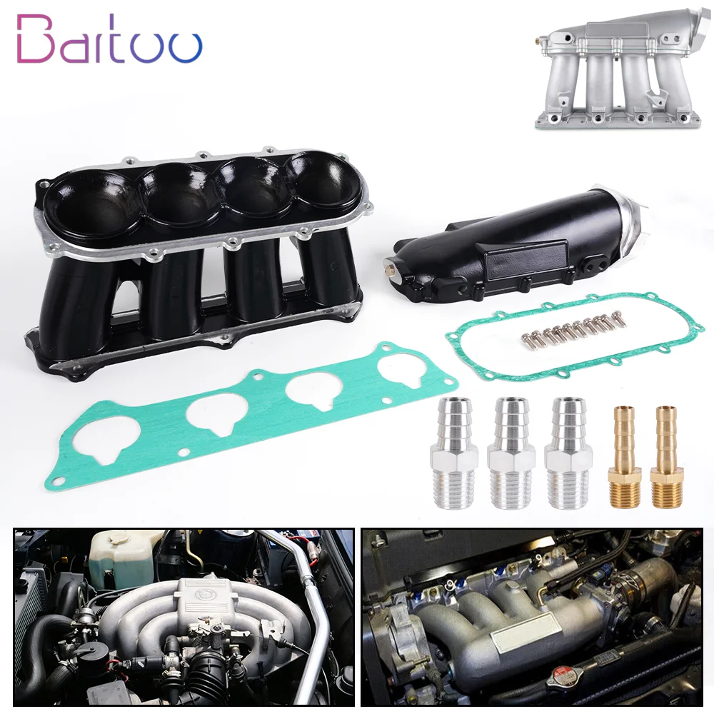 Bartoo-Ultra Series High-Performance Aluminum Alloy Intake Manifold Fits Honda K-Series K20A/K20A2/K20A3/K20Z1/K24A1 CR1849
