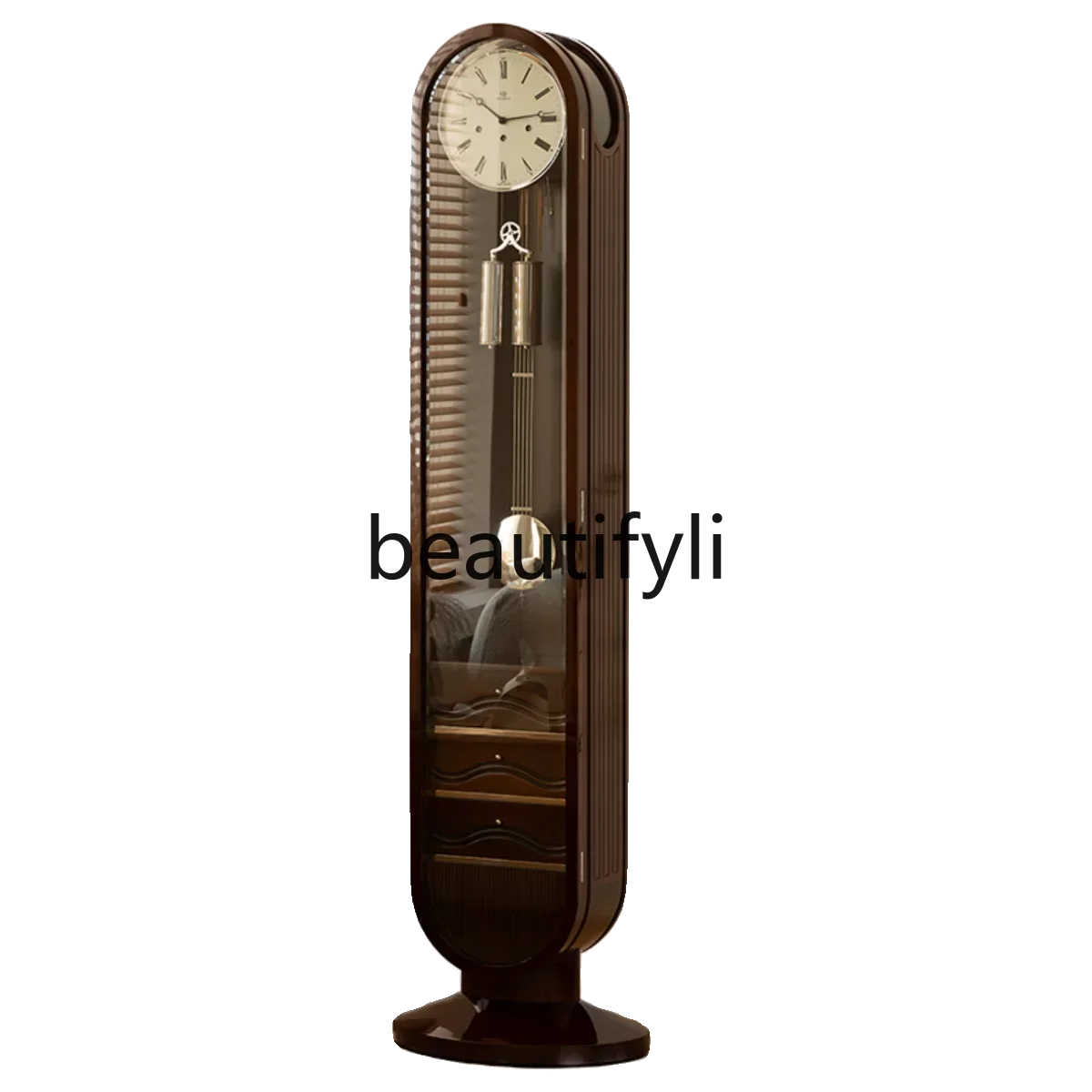 D80 German Helmler modern floor clock living room European table clock light luxury vertical mechanical pendulum clock lll