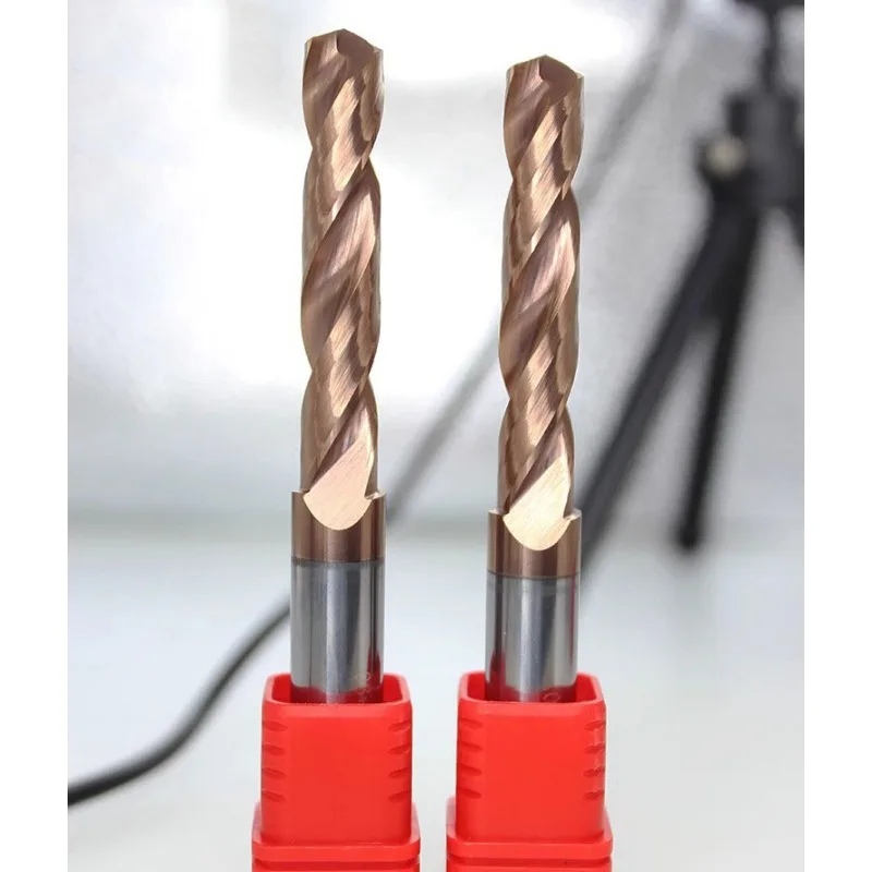 Carbide Alloy 3D/5D Drill Tungsten Steel Super Hard Stainless Twist Bit Straight Handle Solid Interval CNC Metal Drill Bits