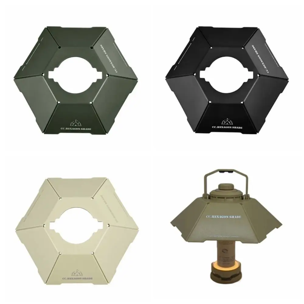 Durable Hexagon Camping Lantern Lampshade Bowl Shaped Decorative Tent Lantern Lamps Shade Waterproof Atmosphere Camping Lights