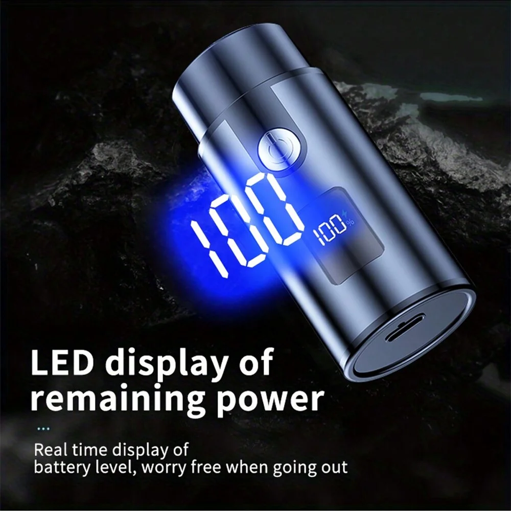 휴대용 디지털 디스플레이 면도기 충전식 가정용 금속 전기 면도기