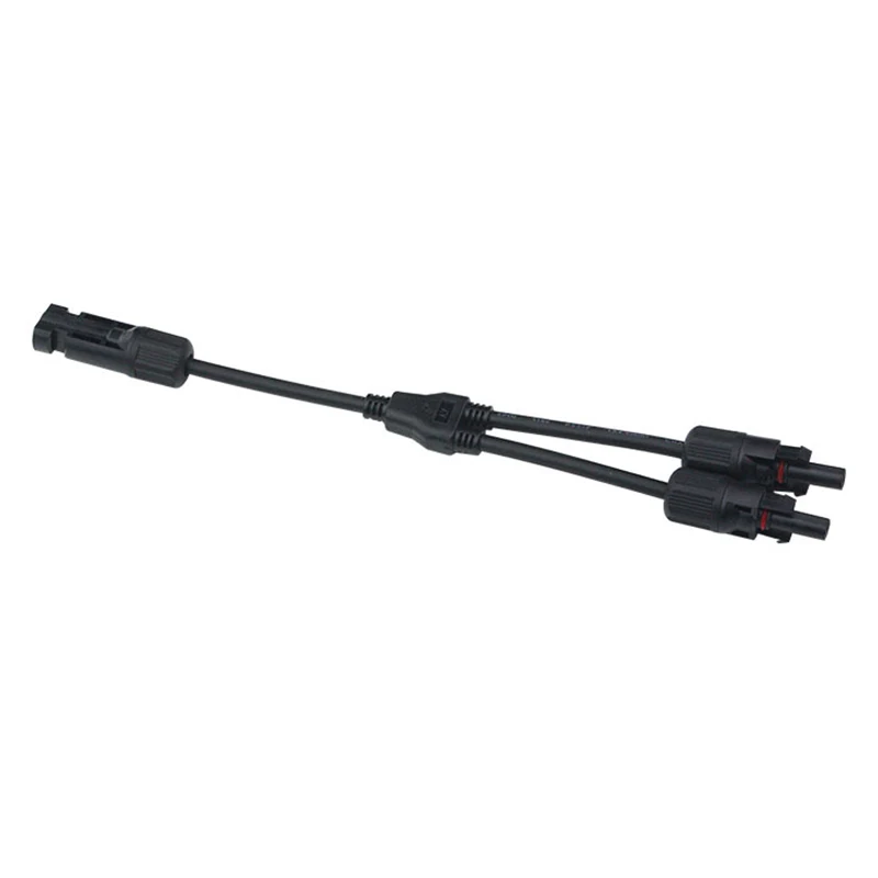 Solar Connectors Y Branch Parallel PV Adapter Cable Solar Panel Connector Wire Plug Tool Kit for Solar Panel