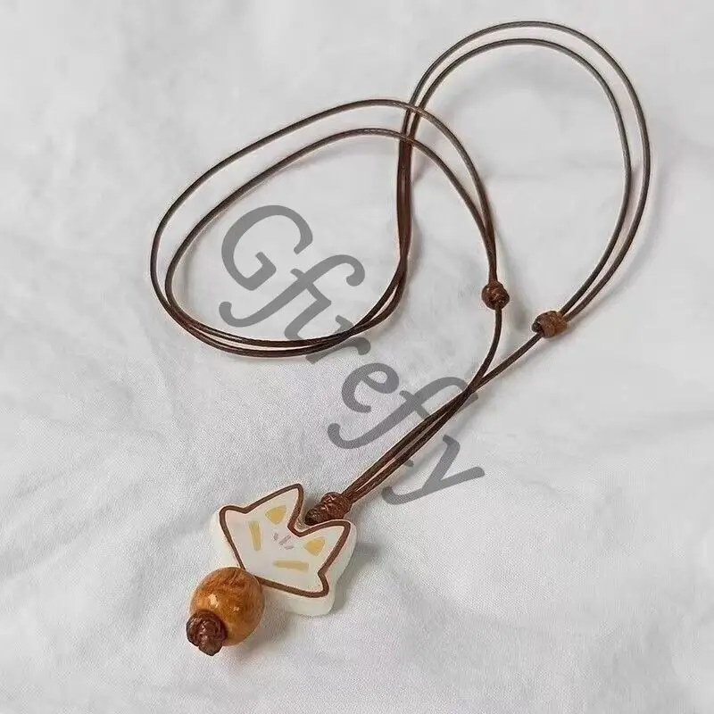 Necklace Light and Night Amulet Pendant Sariel Anime Craft Knit Sweater Collarbone Chain Handwork Weave Accessory