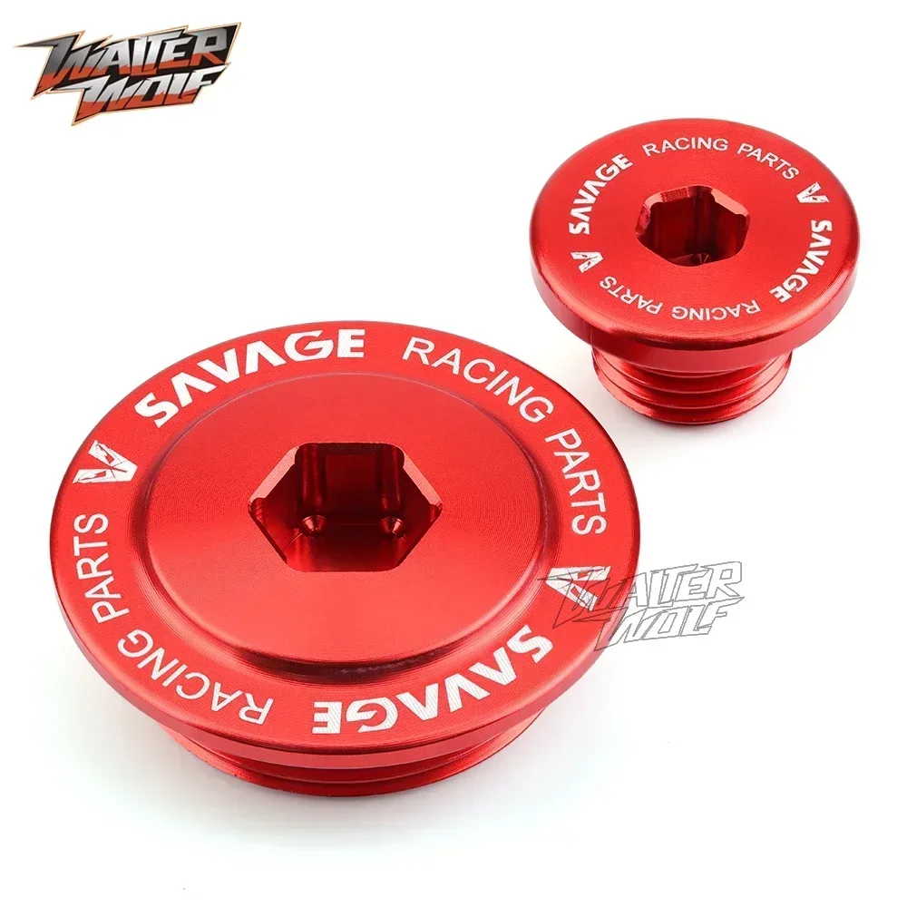 Motorcycle Crankcase Cover Alternator Cap Side Decorate Screw For HONDA XR400R XR650L XR650R XR600R XR250R/L XR250 XR400 Motard