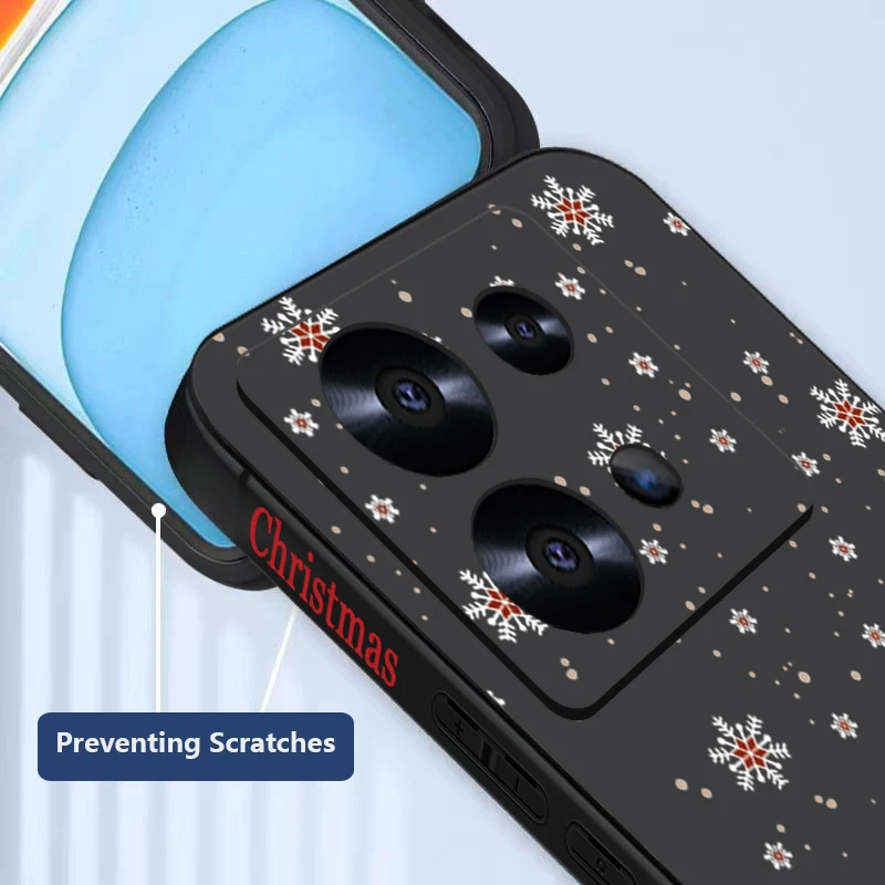 الكرتون سانتا كلوز عيد الميلاد الحبل الحال بالنسبة ل Xiaomi Redmi ملاحظة 14 برو 5G فوندا ريدمي نوت 13 12 11 برو 5 جرام بولي TPU غطاء سيليكون #6