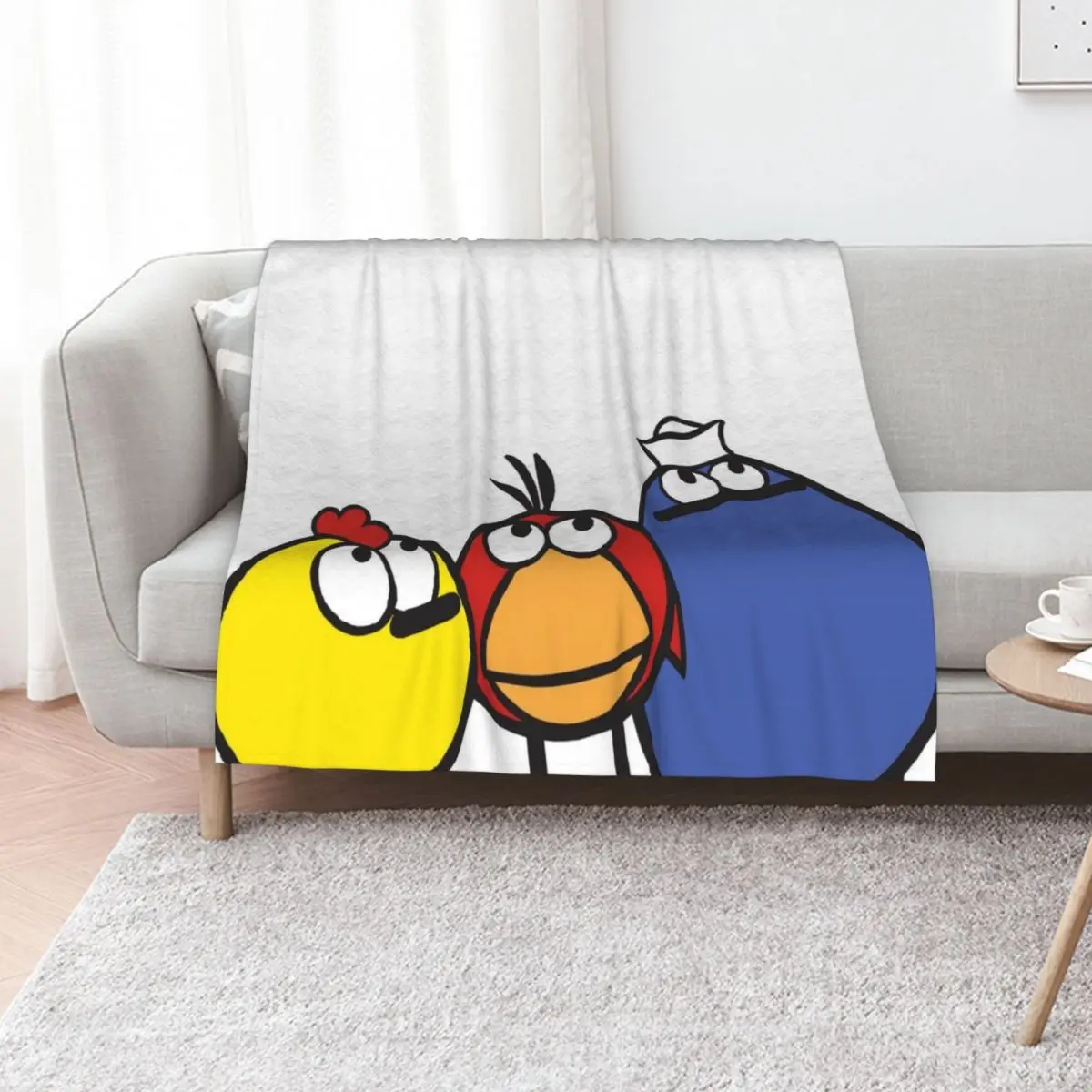 Peep and the Big Wide World Throw Blanket Flannels Loose warm for winter Kid'S Summer Beddings Shaggy Blankets