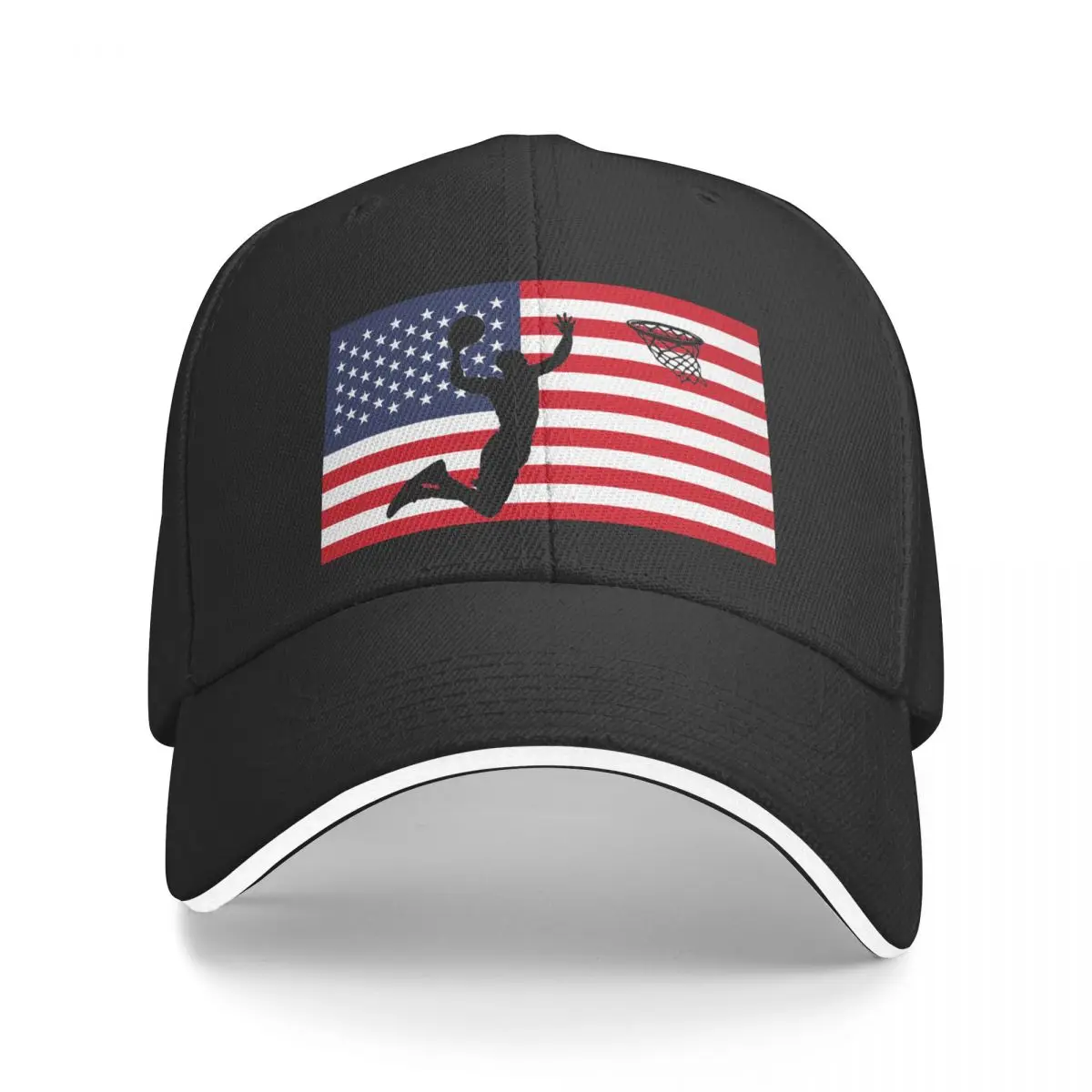 United States basketball 2022 New Men's Sports Baseball Cap Fashion Country Flag Printed Snapback Hat Casual Trucket Sun Hat