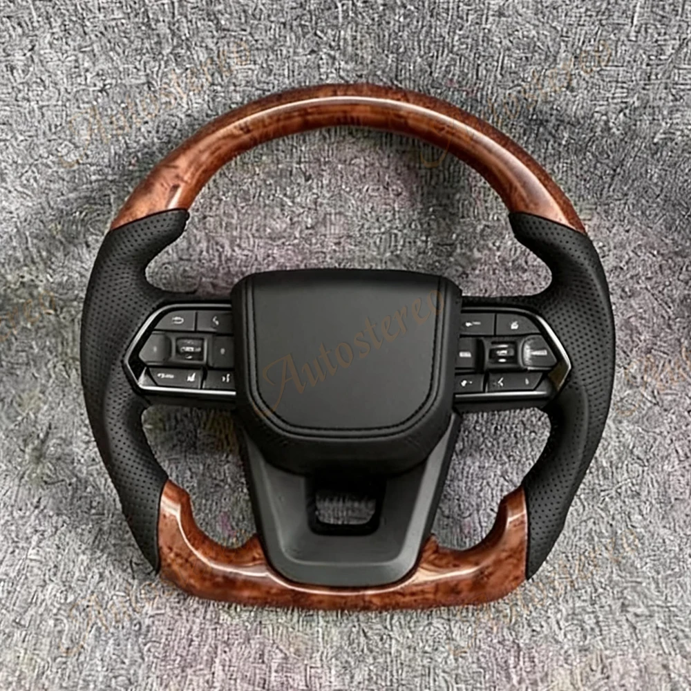 Steering Wheel Assembly Coupe Custom Style Leather Carbon Steering Wheel Replacement for Lexus LX570 RX GX Toyota LC200 LC300