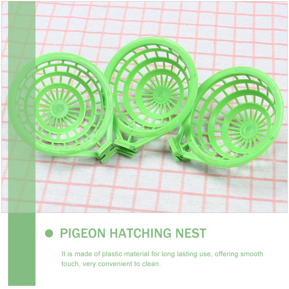 6 Pcs Bird Nest Cage Birds Nesting Basin Parrot Meat Pigeon Hanging Bowl Plastic Breeding Hatching Parakeet