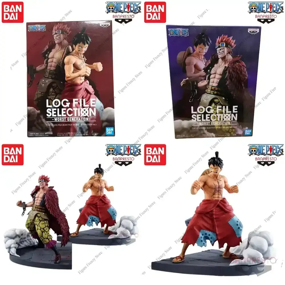 Oferta Especial em Estoque: Bandai Banpresto One Piece Log File Selection Luffy Vol 1 e Eustass Kid Vol 2 para One Piece