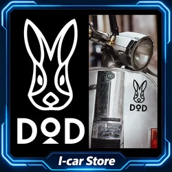 For DOD Rabbit Toolbox Auto Motorcycle Moto Scooter Body Helmet Reflective Car Stickers Vinyl Waterproof Decor Decal Accessories