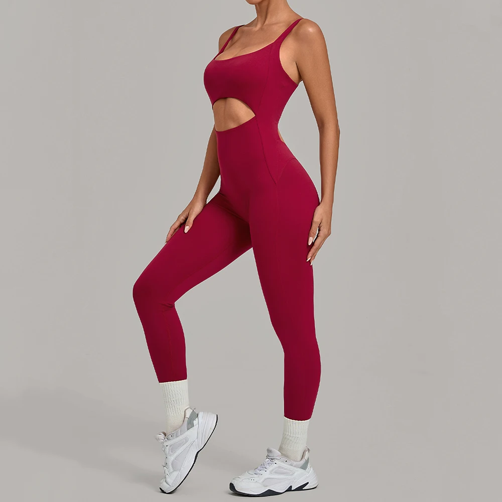 Yoga Jumpsuit Women's Fitness Sports Overalls Gym Clothing Female Pilates Workout Bodysuits Running Push Up Rompers Sportswear