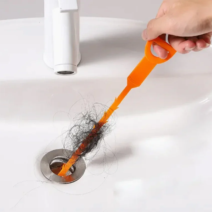 Snake style sewer cleaner, kitchen sink unclogging, water pipe bending, cleaning rod, bathroom sewer cleaning tool, fork