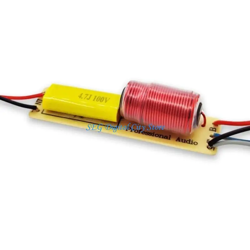 U75B高2ウェイスピーカー周波数スプリッター80Wパワーハンドリング付きカーサウンドシステム用DIYモジュール