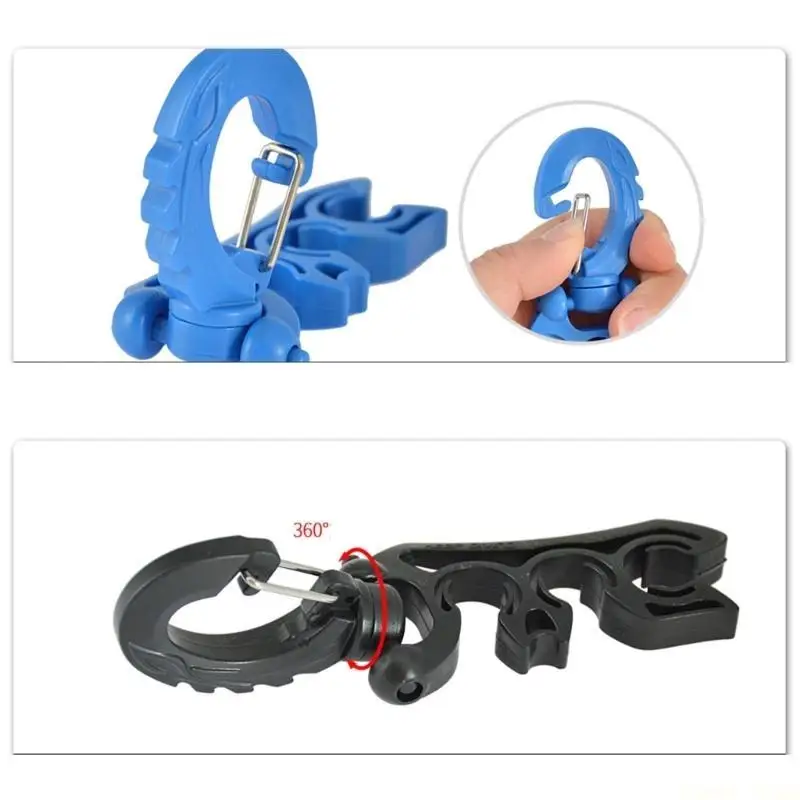 U2JB Diving Hose Holder Clip Scubas Hose Clip for Scubas Diving Snorkeling Enduring