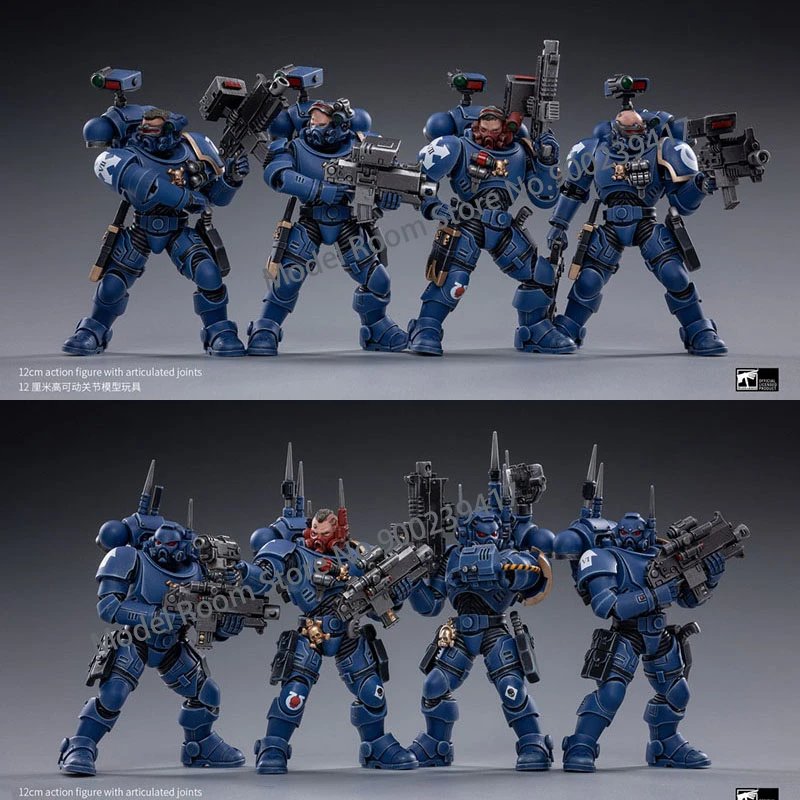 

JOYTOY Warhammer 40K 1/18 Ultramarines Infiltrators Incursors Action Figure Game Military Soldier Figurine Model Collectible Toy