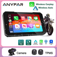 5 Inch Motorcycle Display Screen Carplay Moto Navigation Portable Digital Dashboard Motobike Android Auto
