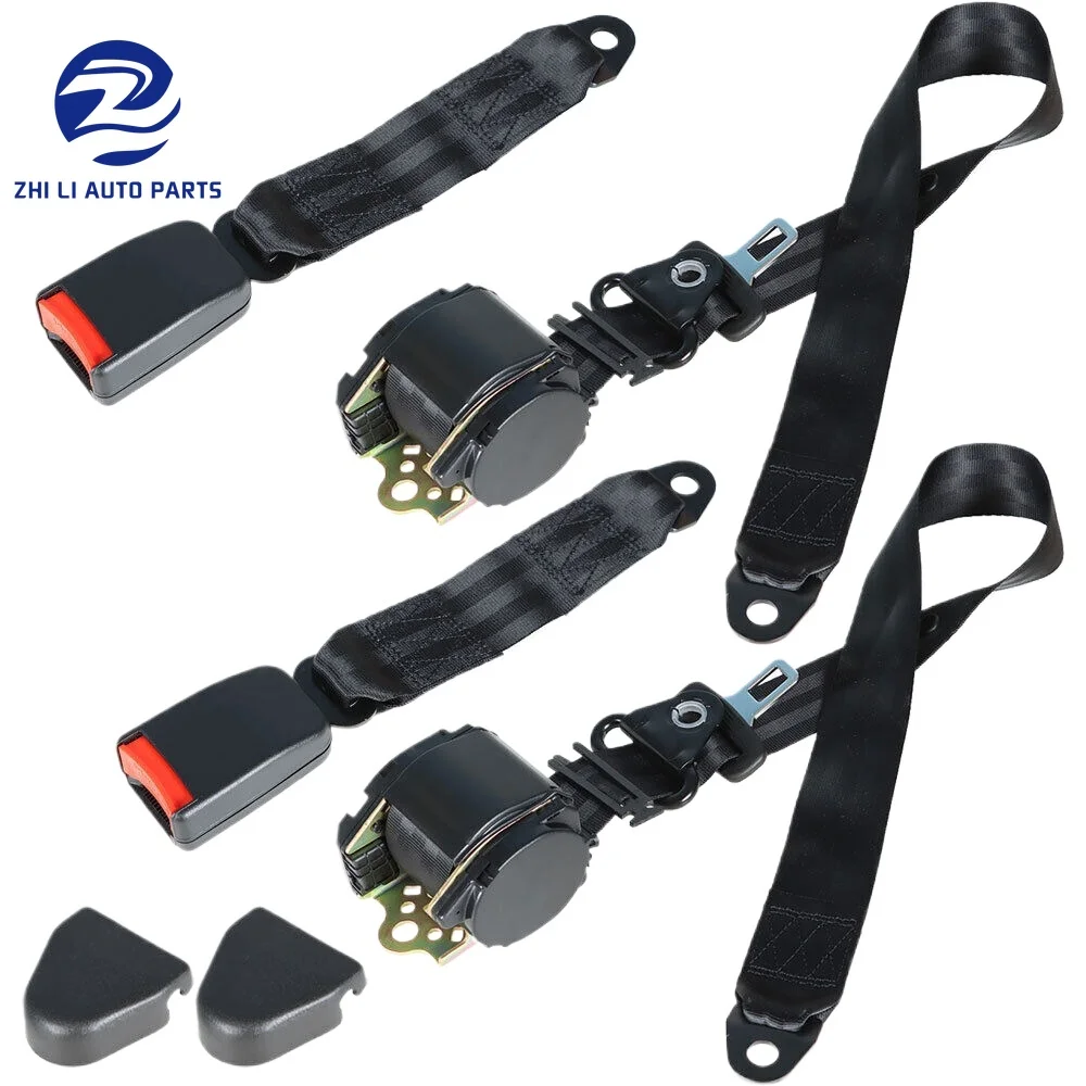 1 PCS Universal emergency locking three-point seat belt automatic retractable car driver's seat belt safety belt