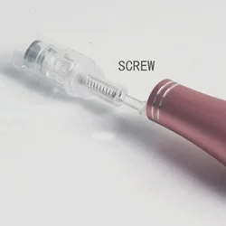50/100PCS Screw Microneedling Pen Cartridges 12 24 36 42 Pins Nano Round Needles For Derma Pen Disposable Replacement