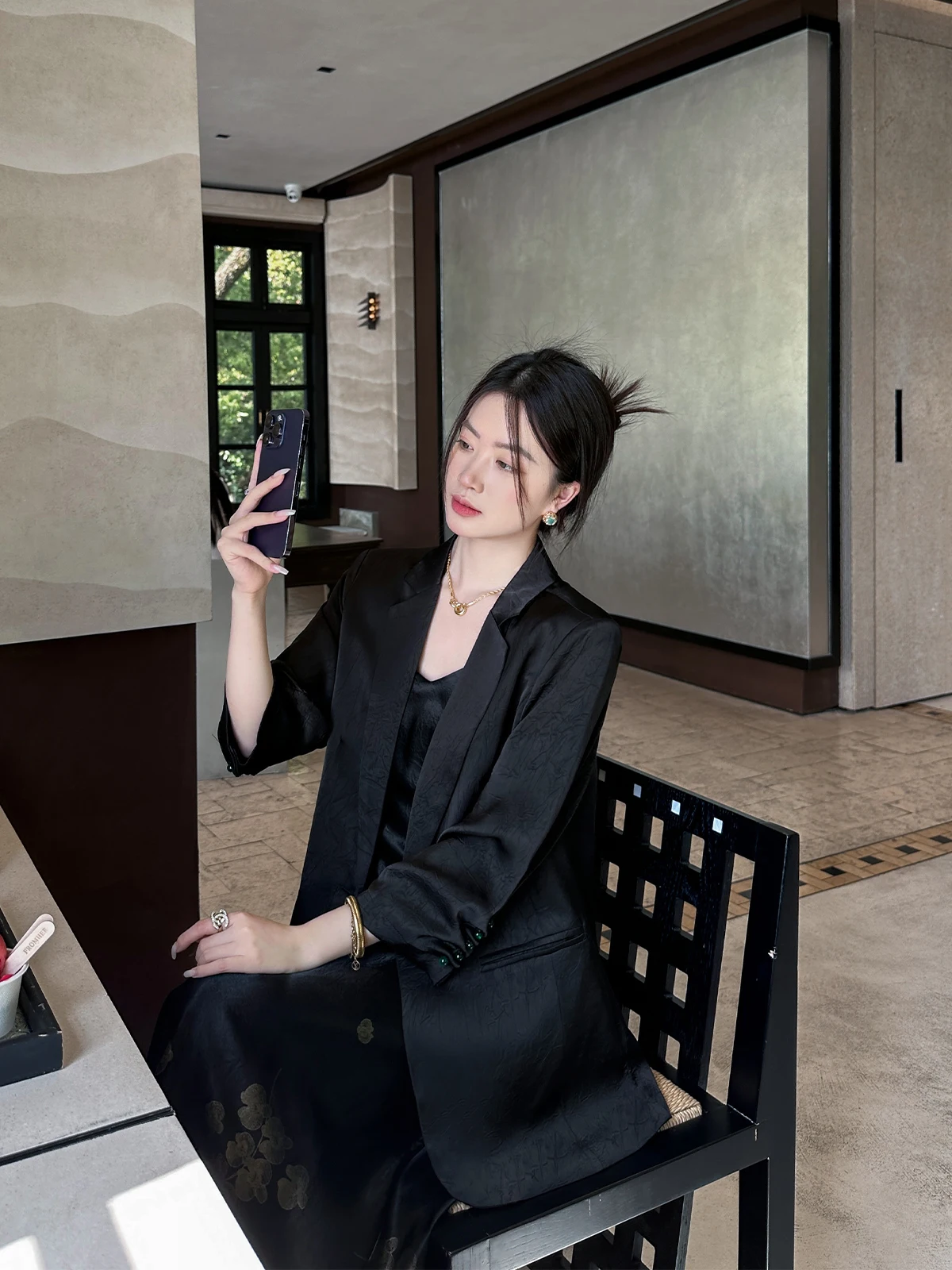 

Bla Design Sensation Women's Spring Thin Casual Suit Jaet Advanced Sense Profional Leisure Small Western Clothes