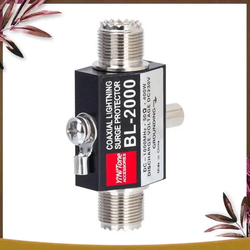 AB59-BL-2000 同軸避雷サージプロテクター PL259 メス - PL259 メス同軸避雷器 DC-1000Mhz