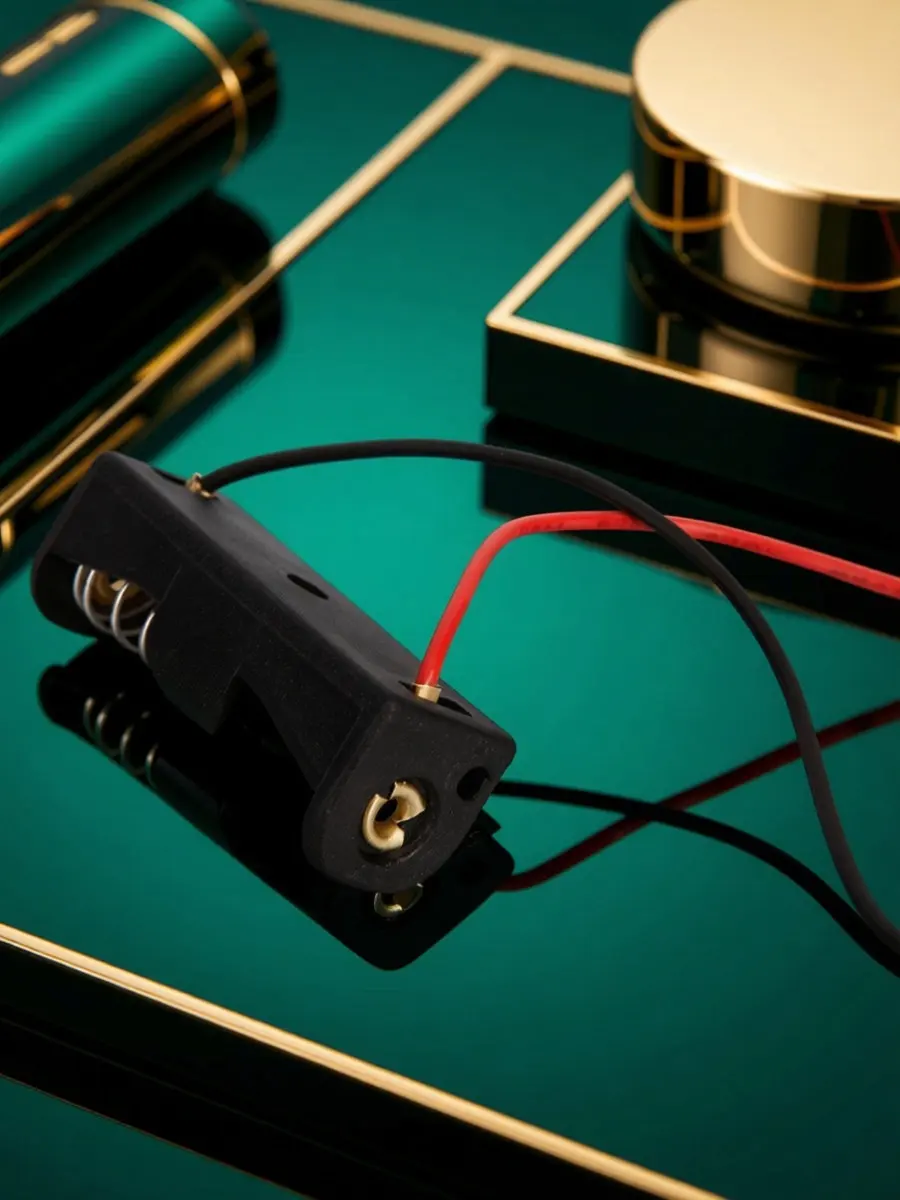 12Pcs Reliable Battery Box Holder for 2 Aa Batteries 1.5V with Wire Connector Portable Design for 12v23a Battery Case Use