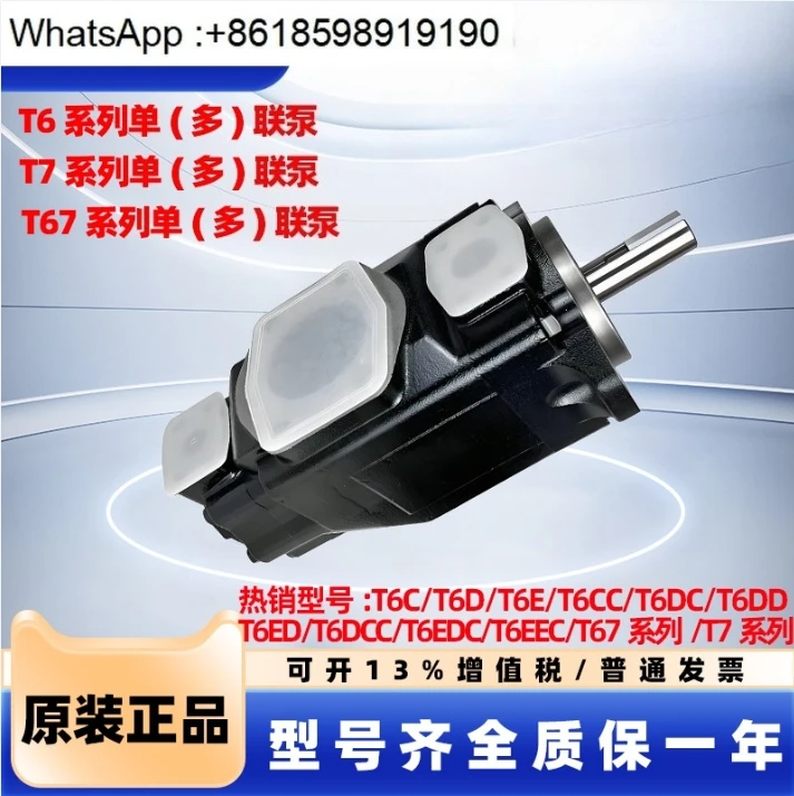 

Vane pump T6C/D/E double hydraulic oil pump CC/DC/DD/EC/EE pump core